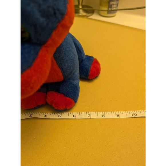 Forever Collectibles Philadelphia Phillies Stuffed Dinosaur Plush Toy Blue Red - Picture 9 of 10